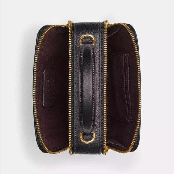 Coach Tom Wesselmann FKWR Box Crossbody Small Handbag BlackLeather. BrandNew.NWT - Picture 4 of 10